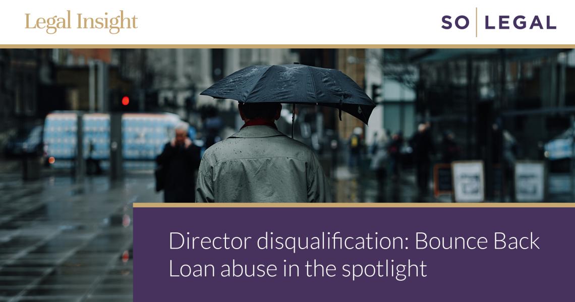 Director disqualification