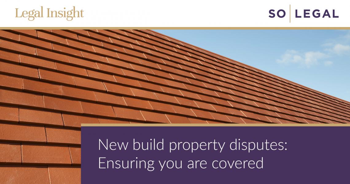 New Build Property Dispute