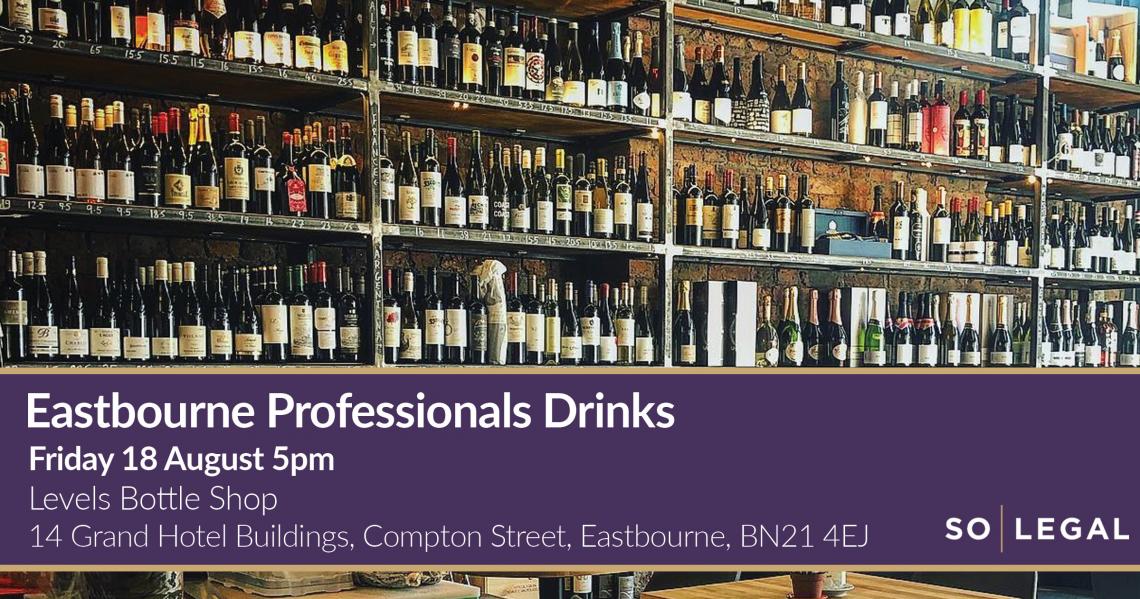 Eastbourne Professionals Drinks, Friday 18 August
