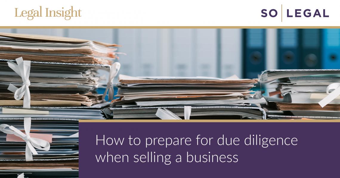 Business Sale Due Diligence