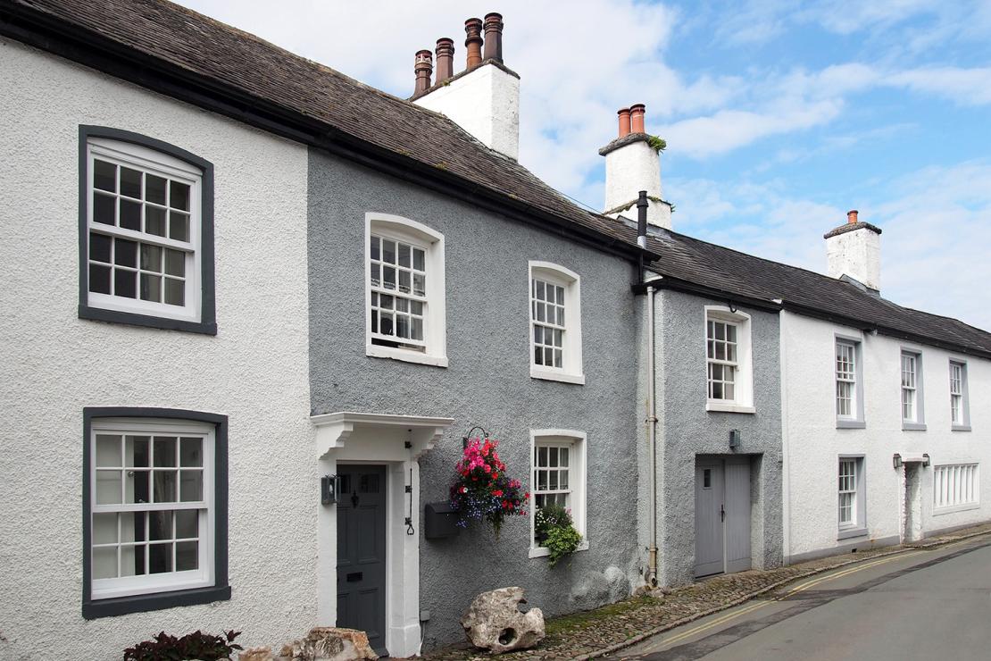 Terraced houses in Cartmel