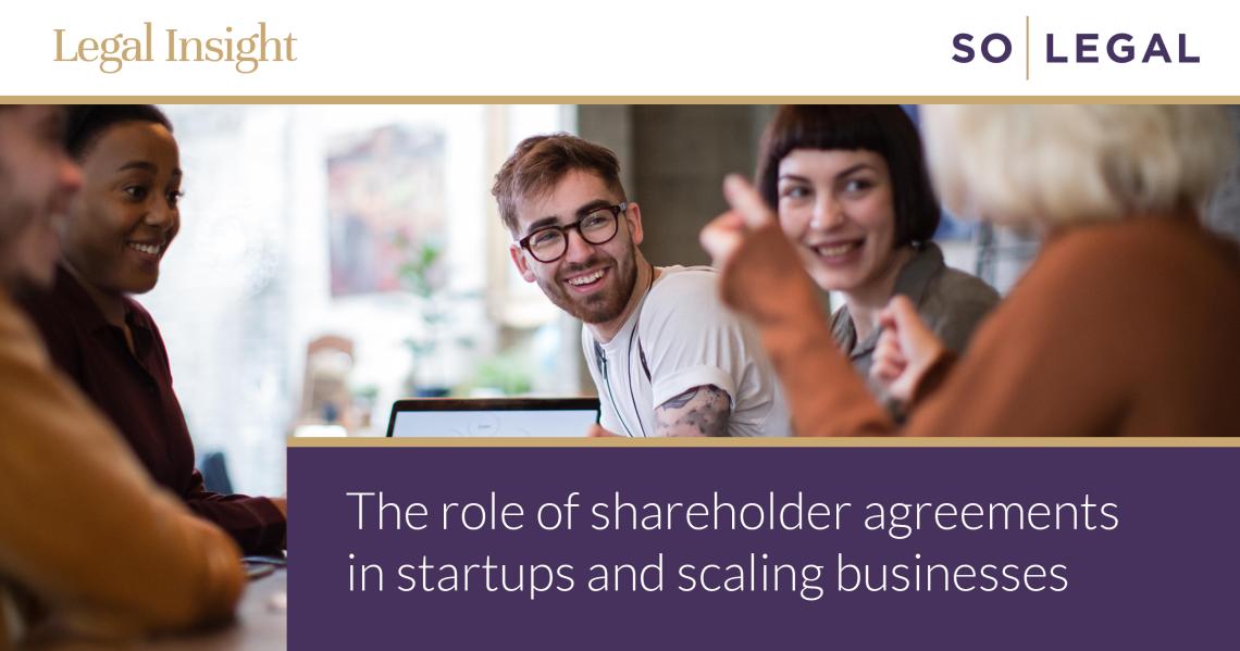 Shareholder agreements for startups