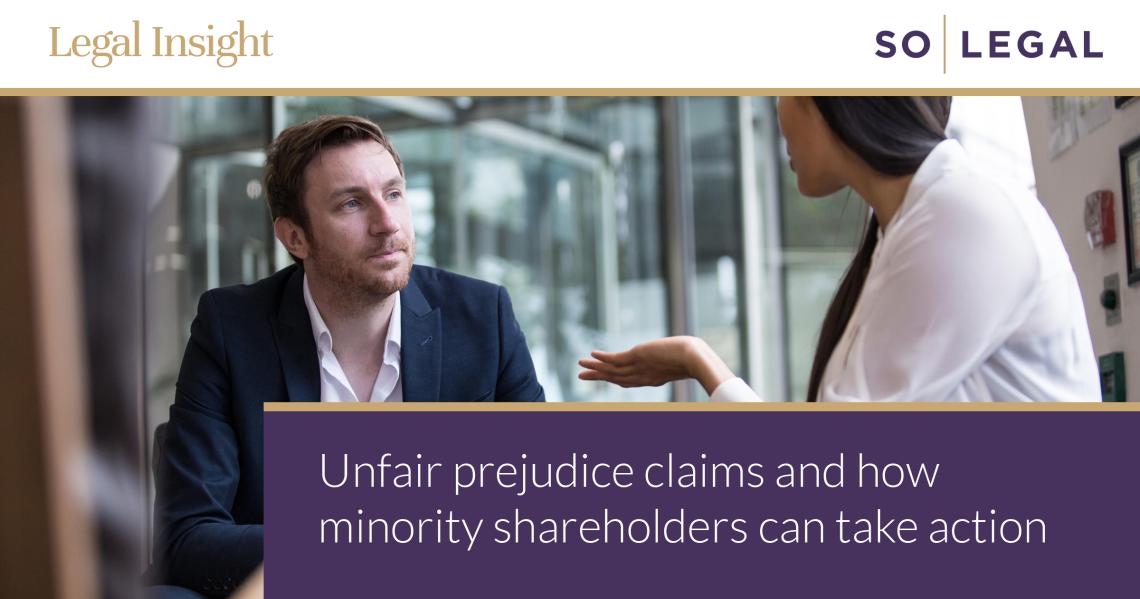 Unfair prejudice claim solicitors