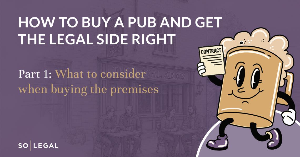 Buying pub premises