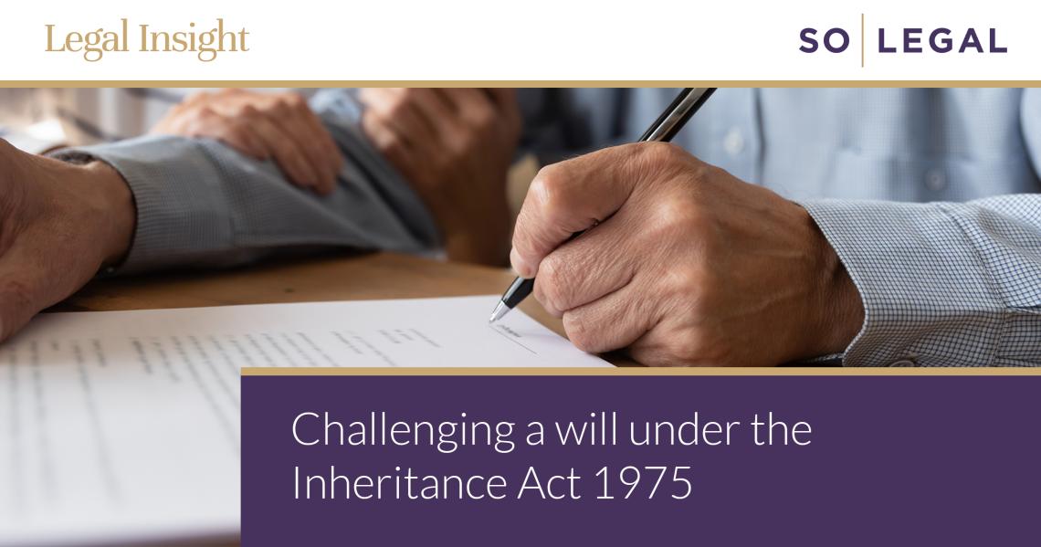 Challenging a will