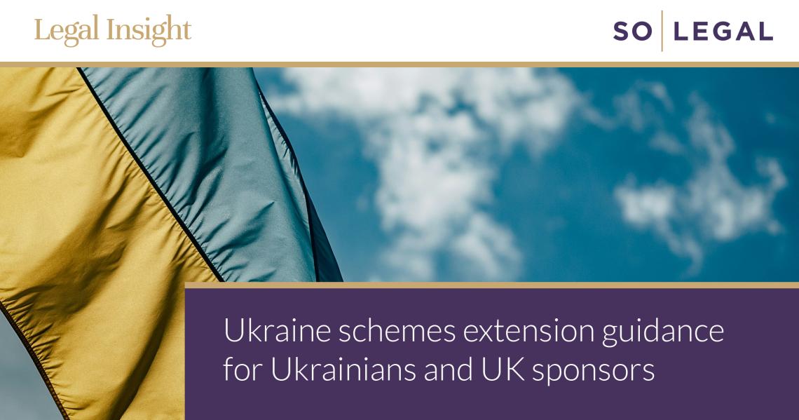 Guidance on the Ukraine Permission Extension scheme for Ukrainians and UK sponsors