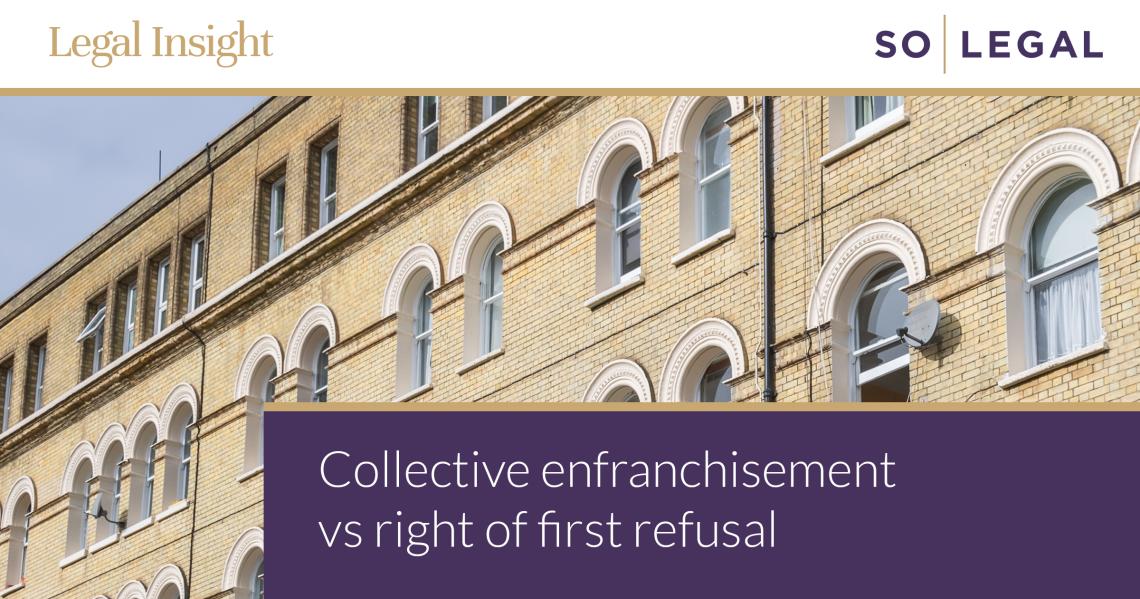 Residential building with multiple flats, illustrating leasehold property ownership and collective enfranchisement