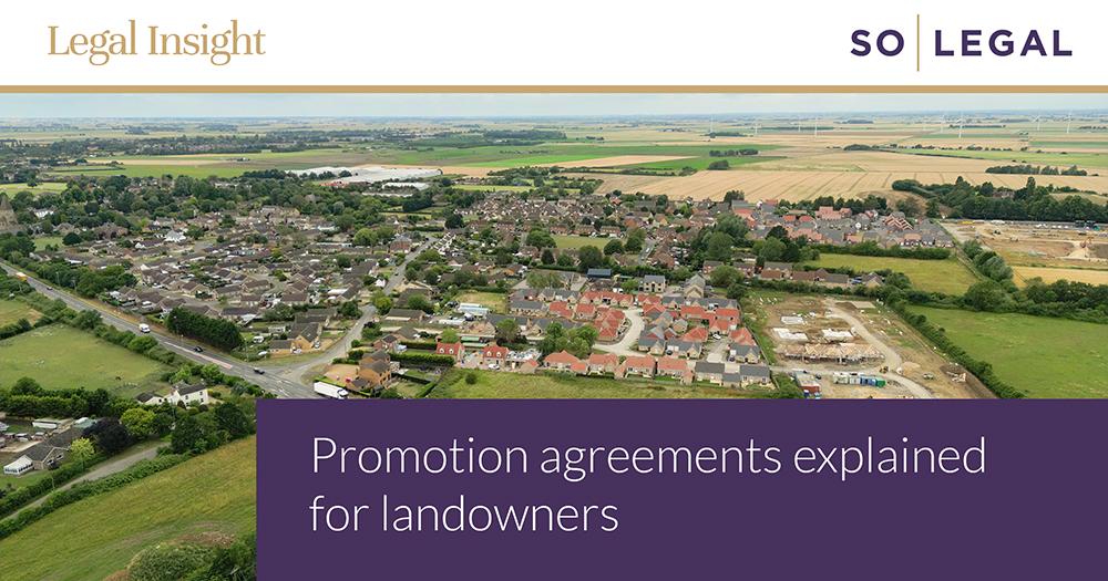 Aerial view of residential development and surrounding farmland with land available for future development.